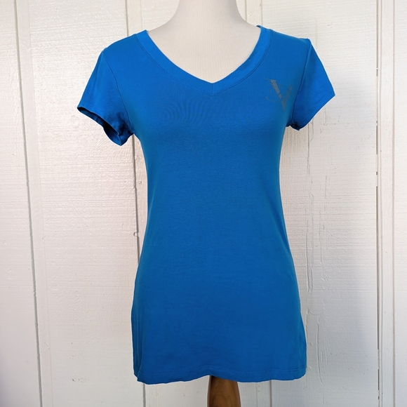 💙 Look Better Naked 💙 V-Neck Sexy Pole Dance Fitness Tee - Picture 3 of 14